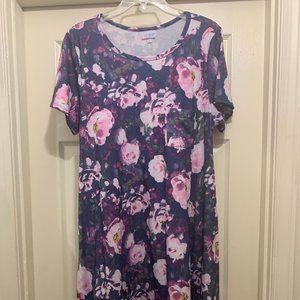 LuLaroe Carly Swing Dress XL with pocket
